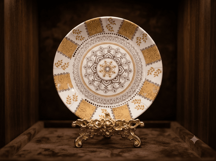 Rice Plate Melamine (Double Glazed) 1pcs img