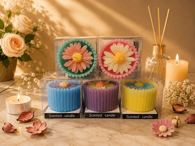 Scented Candle (Flower) mini img 1