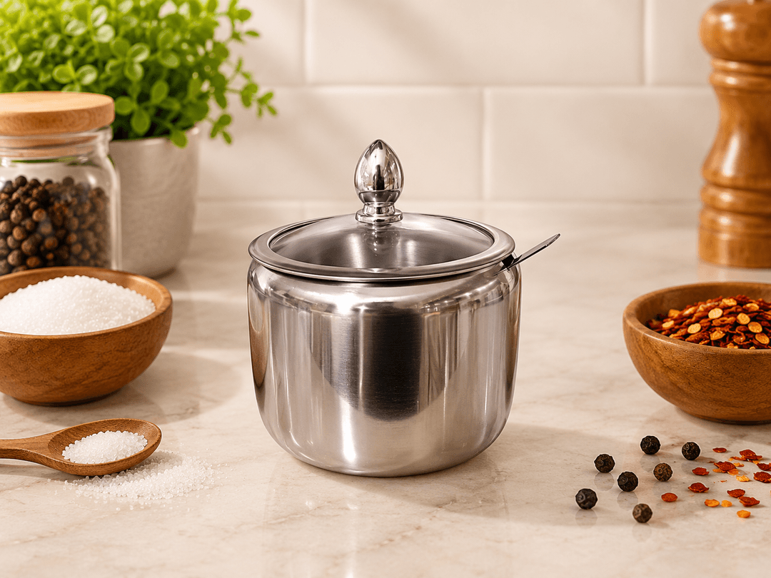 Sugar Pot (Stainless Steel) img 1